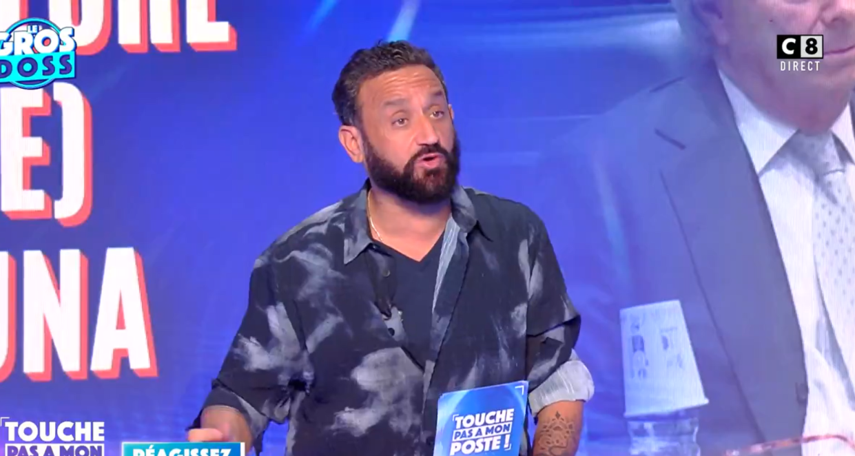 Cyril Hanouna dans son émission « TPMP » le 13 mars 2024 sur C8.