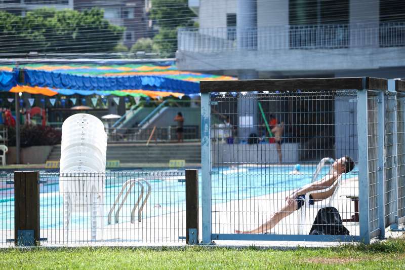 20180905-溪河水域溺水配圖，大湖公園游泳池。（陳品佑攝）