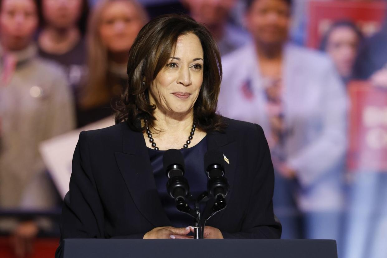 joe biden and kamala harris hold campaign rally in support of abortion rights