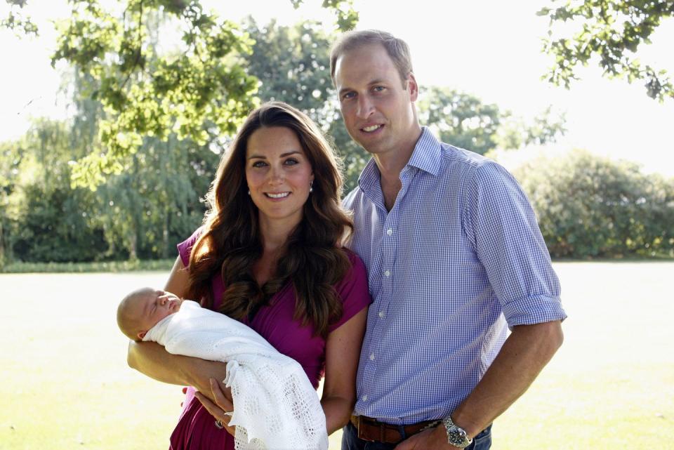 <p>Prince George's first official photo.</p>