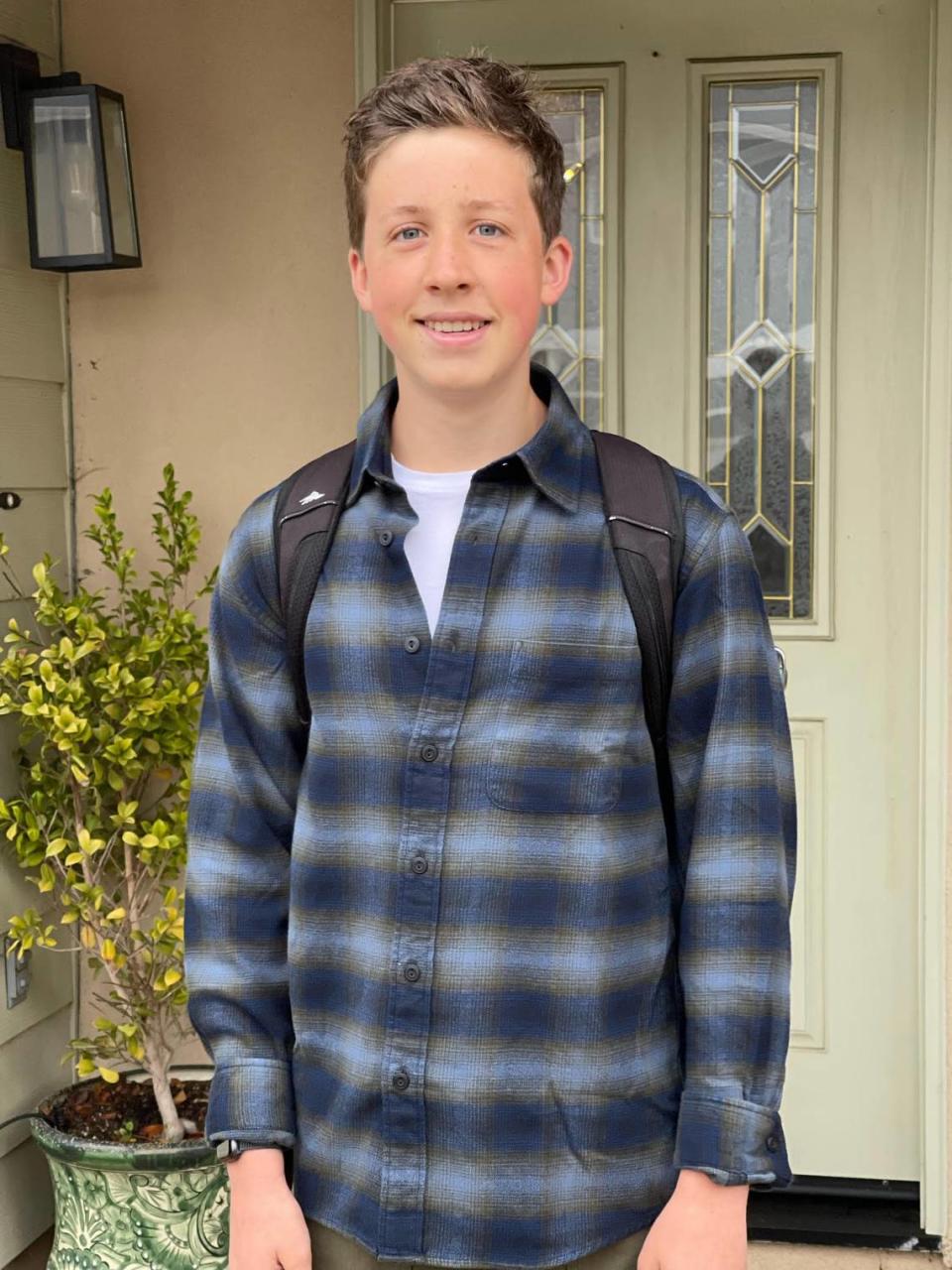 Morro Bay High sophomore Orion Rea poses for a picture. His review of the 2022 movie “All Quiet on the Western Front” was one of nine winners in the Student Review Contest sponsored by The Learning Network.