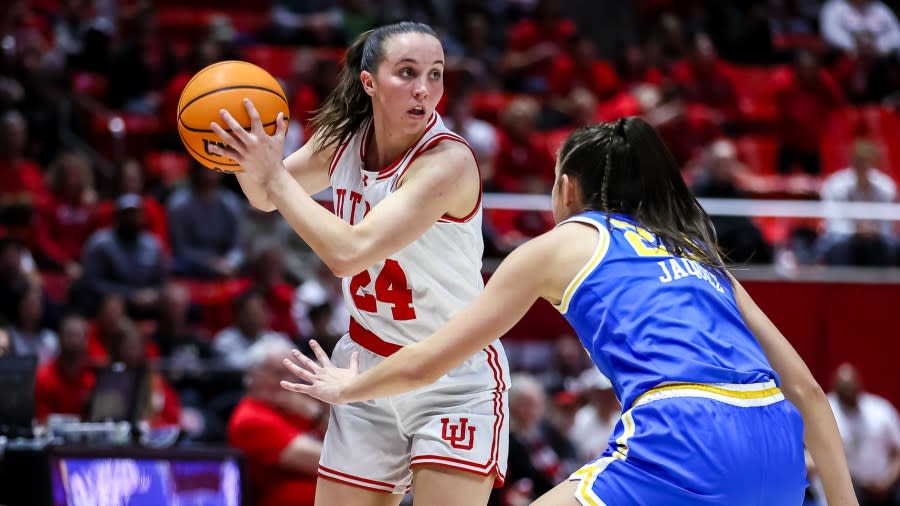 NCAA WBB. Utah Utes vs. UCLA Bruins at Jon M. Huntsman Center in Salt Lake City, UT on Monday, January 22, 2024. © Bryan Byerly