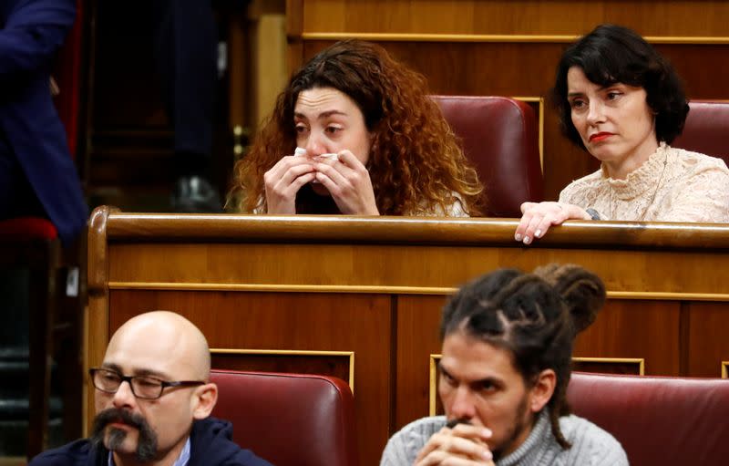 Investiture debate at the Parliament in Madrid