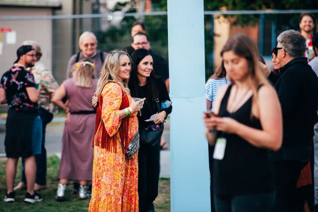 Courteney was happy to pose for pictures at the event (Photo: David Rutherford / The Isle of Wight Festival 2021)