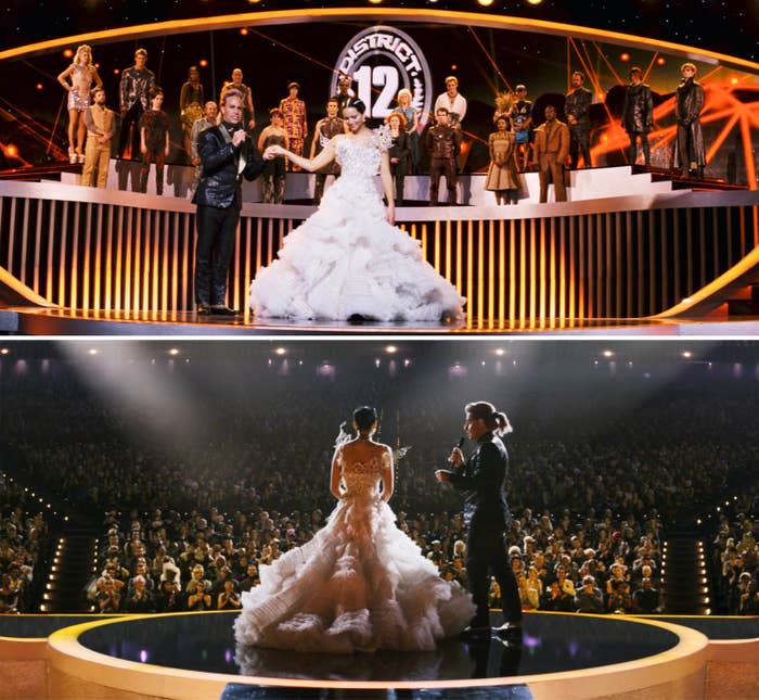 Screenshots from "Catching Fire"