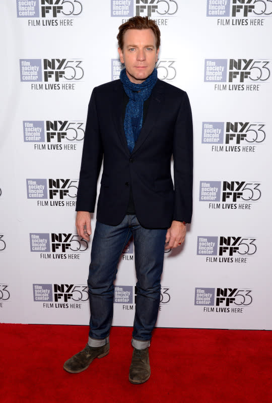 Ewan McGregor at the 53rd New York Film Festival on Oct. 10, 2015.