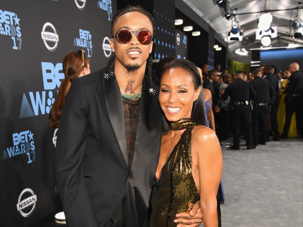 August Alsina and Jada Pinkett Smith at the 2017 BET Awards on 25 June 2017 (Getty Images for BET)