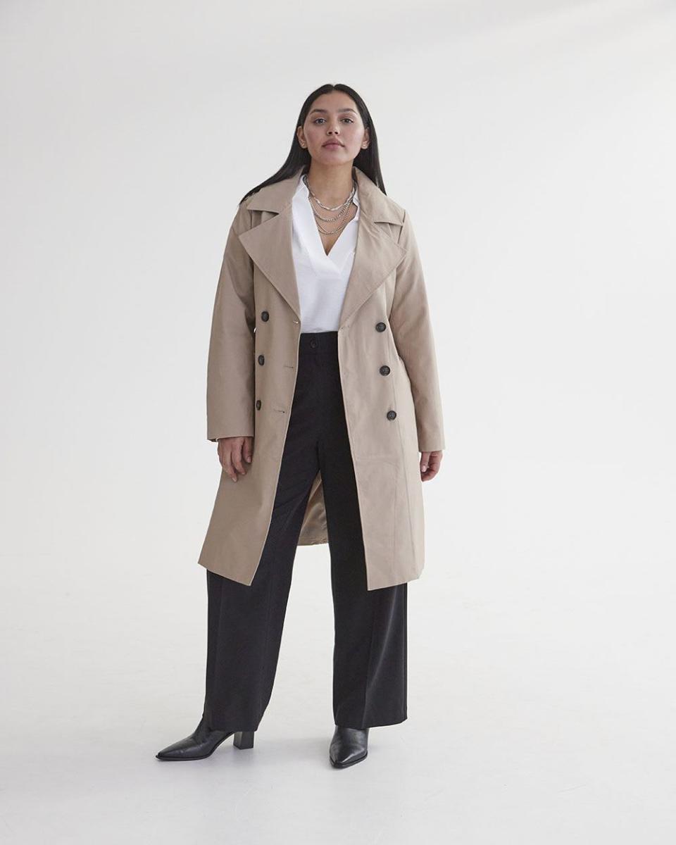 Classic Trench Coat. Image via Reitmans.