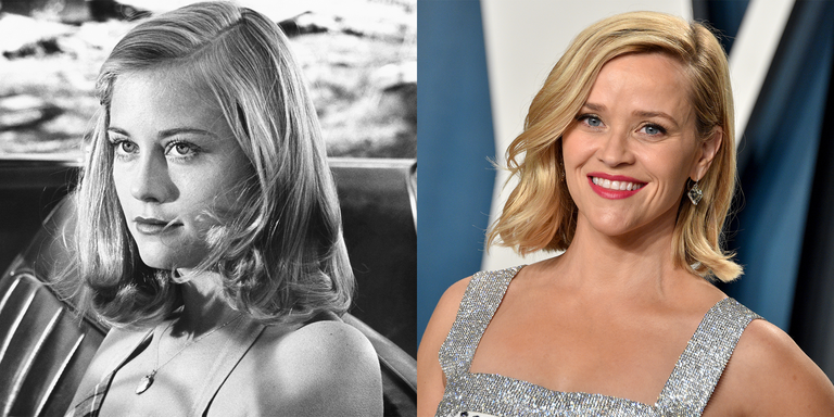 <p>Reese Witherspoon looks nearly identical to <em>The Last Picture Show </em>starlet. Besides sharing blonde side parts and piercing blue eyes, both women were casted in their breakout roles in their early 20s. </p>