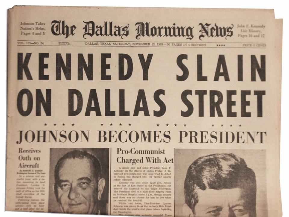 JFK Dallas Morning News