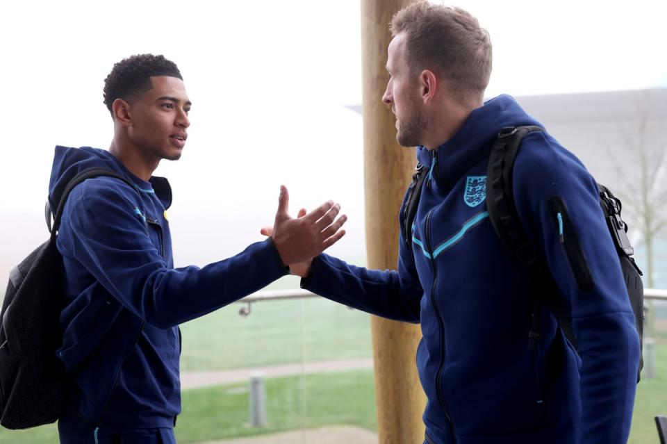 Jude Bellingham and Harry Kane (The FA via Getty Images)