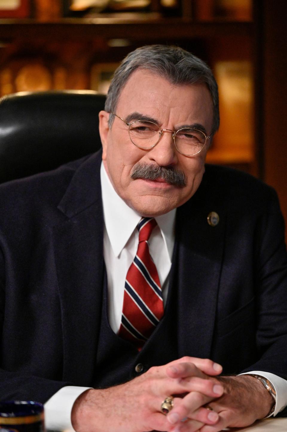 Tom Selleck stars as Frank Reagan in "Blue Bloods" which begins its 14th, and final season, on CBS.