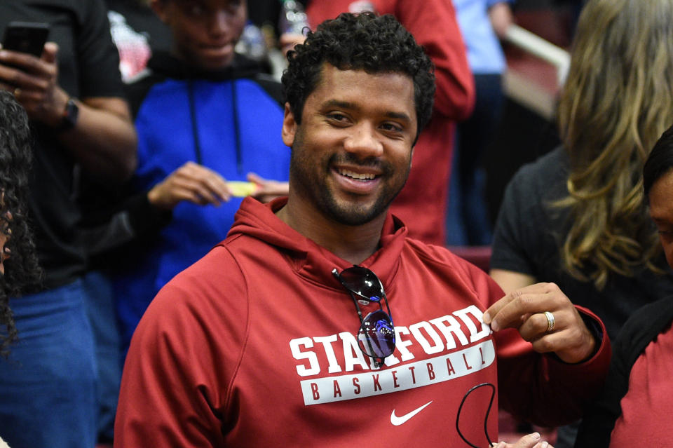 Seattle Seahawks quarterback Russell Wilson surprised his mom with a new home on Mothers' Day. (Getty Images)