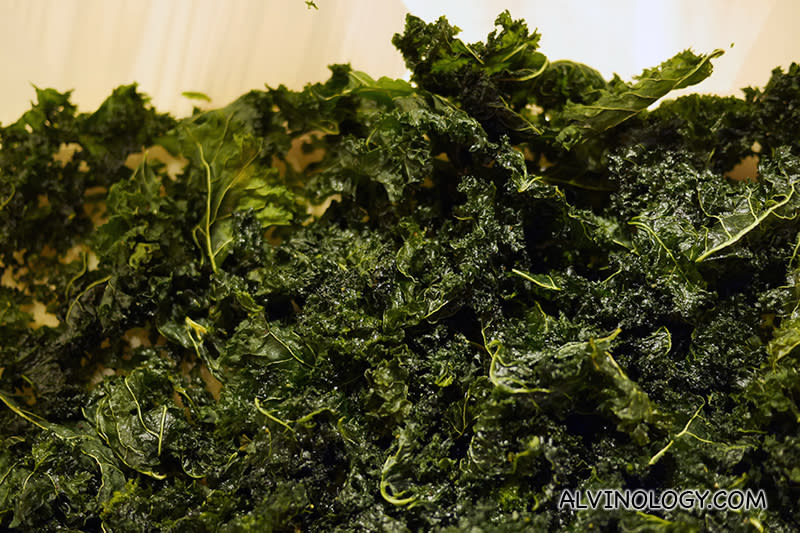 Air dried kale