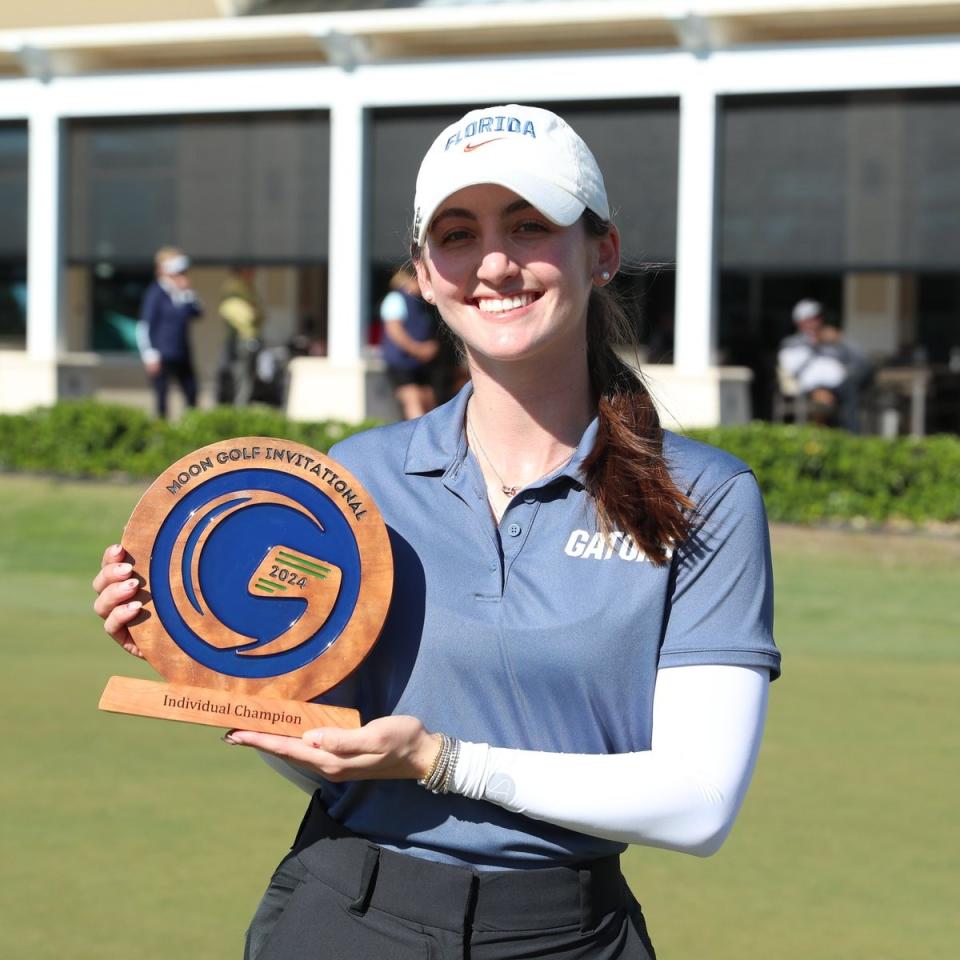 Maisie Filler won the 2024 Moon Golf Invitational. (Photo: Florida Athletics)