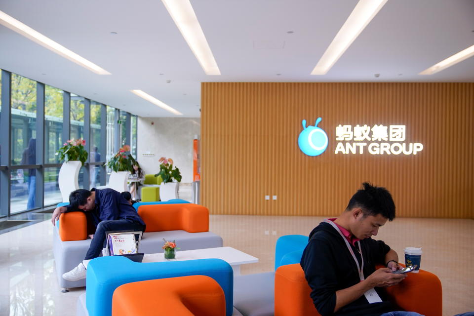 Ant Group Co. launched its digital bank in Singapore, as China’s largest online financial platform branches out of its home market.  (PHOTO: REUTERS/Aly Song)