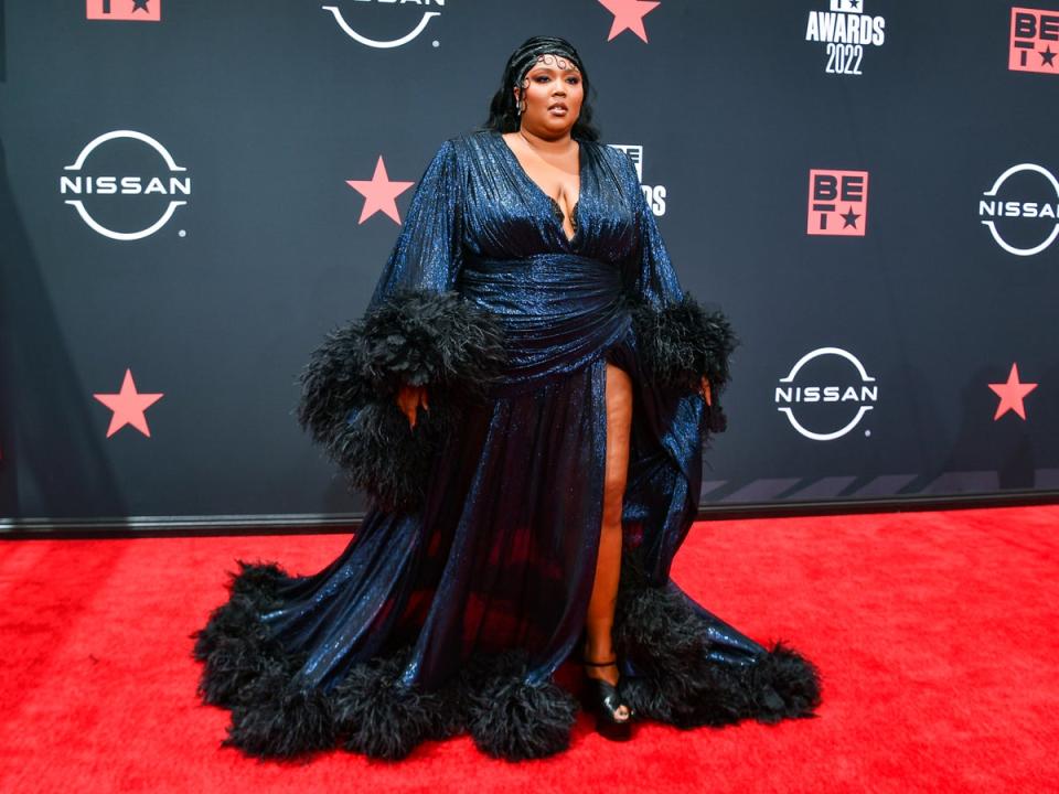 Lizzo at the 2022 BET Awards (Getty Images for BET)