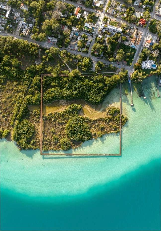 For a public park in Bacalar, Mexico, Colectivo C733 designed a boardwalk that brings residents and visitors in contact with the lagoon while helping to preserve the delicate ecosystem.