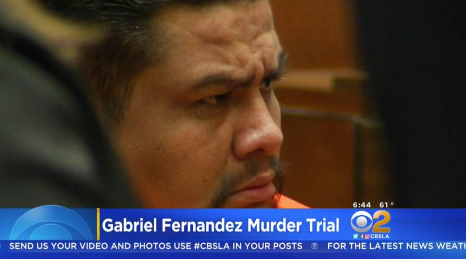 Isauro Aguirre in court on Monday. (Photo: CBS LA)