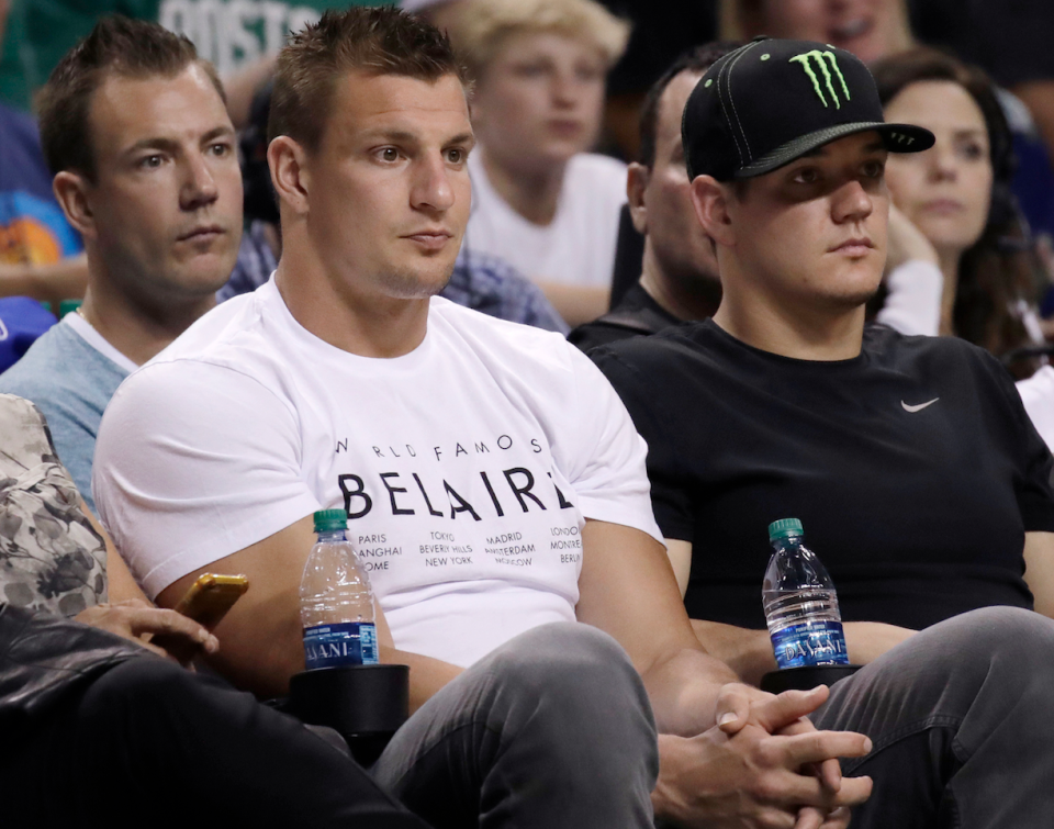 Rob Gronkowski can't help you when he's in street clothes