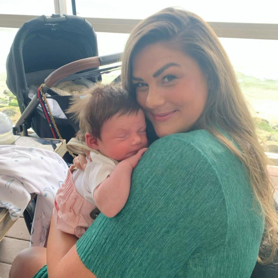 <p>"My little love. Thank you for making me a Mommy 💙," the <em>Vanderpump Rules </em>star wrote on Instagram. </p> <p>Cartwright celebrated her first Mother's Day after <a href="https://people.com/parents/brittany-cartwright-jax-taylor-welcome-son/" rel="nofollow noopener" target="_blank" data-ylk="slk:welcoming son Cruz Michael;elm:context_link;itc:0;sec:content-canvas" class="link ">welcoming son Cruz Michael</a> with husband Jax Taylor. </p>