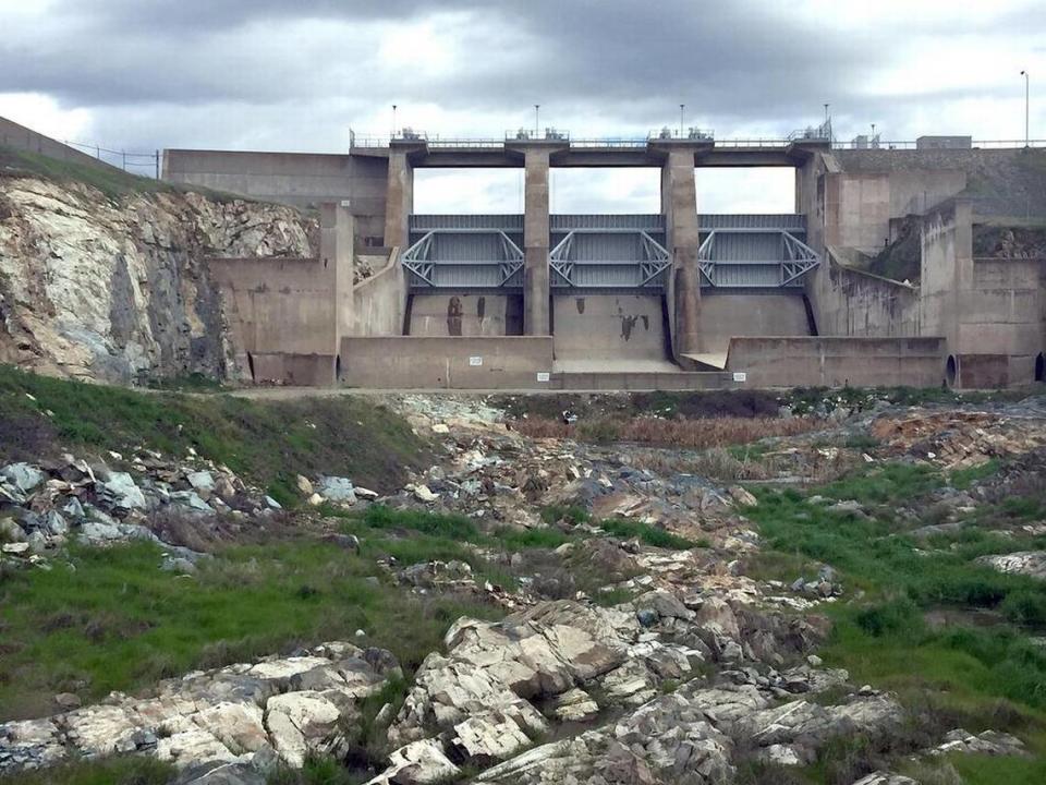 The Turlock Irrigation District spillway, pictured here on Thursday (02-16-17) is just off Bonds Flat Road east of Modesto.