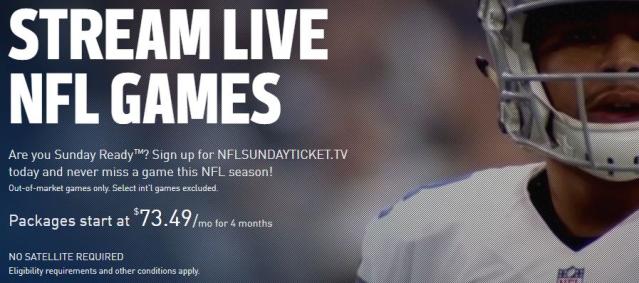 How To Get NFL Sunday Ticket Without DIRECTV