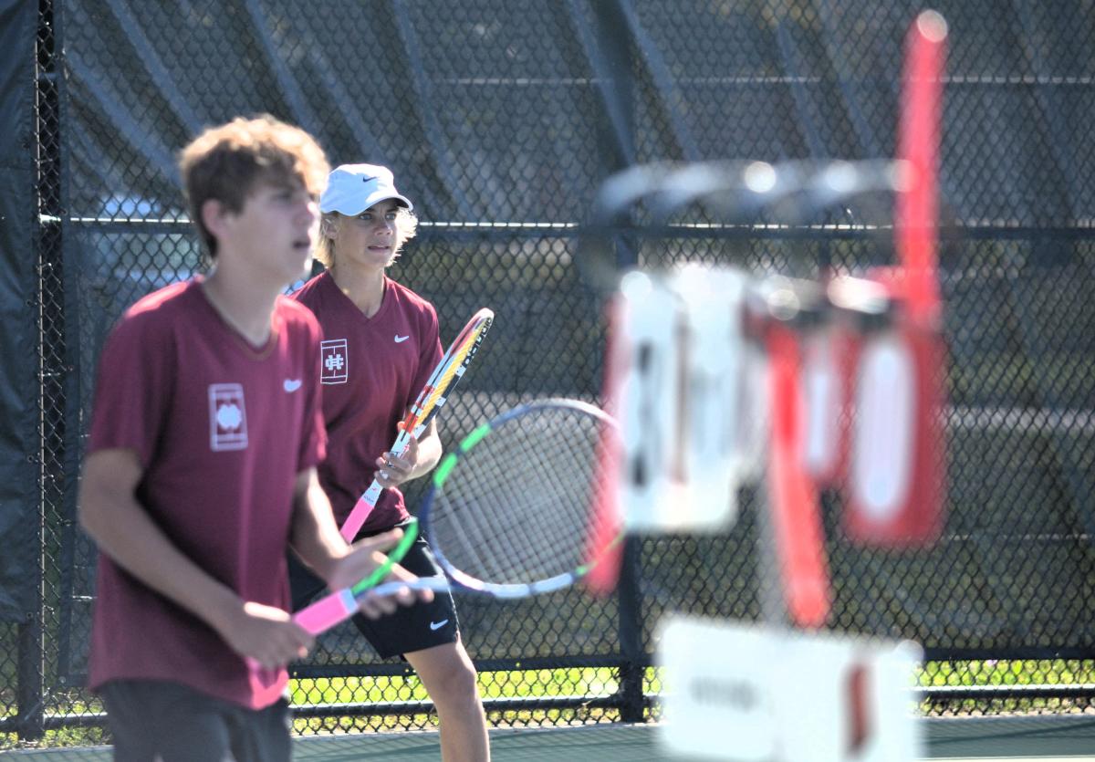 Holland Christian tennis uses doubles dominance to win regional title