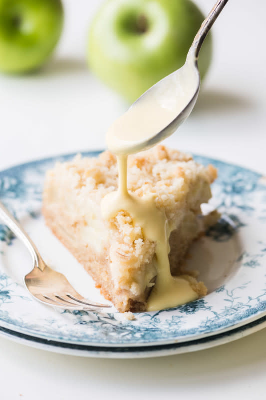 <p>The View From Great Island</p><p>This is an authentic old-fashioned Irish apple cake, the kind that would be made throughout the apple harvest season all over Ireland, where every farmhouse has its own prized version of the recipe. </p><p><strong>Get the recipe: <em><a href="https://theviewfromgreatisland.com/irish-apple-cake/" rel="nofollow noopener" target="_blank" data-ylk="slk:Irish Apple Cake;elm:context_link;itc:0;sec:content-canvas" class="link ">Irish Apple Cake</a></em></strong></p>