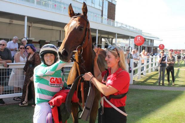 David O'Meara's Eeetee after winning at Redcar earlier in the season. Picture: Peter Barron <i>(Image: Peter Barron)</i>