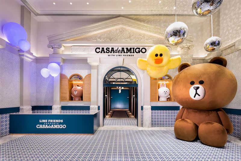 「LINE FRIENDS PRESENTS CASA DE AMIGO」以可愛的LINE FRIENDS為設計靈感。（圖／業者提供）