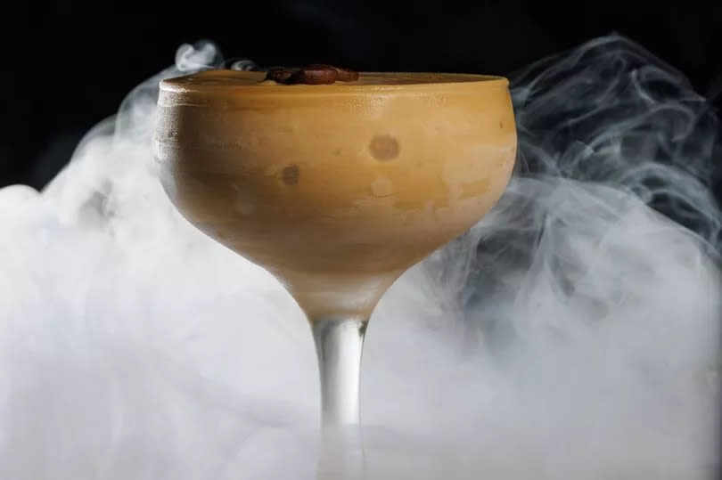 The Big Lebowski is made with vodka, coffee liqueur and gelato milk.