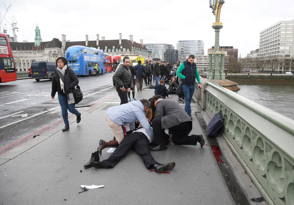 Attack outside the Houses of Parliament in the UK