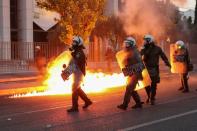 Protest following the death of George Floyd in Athens