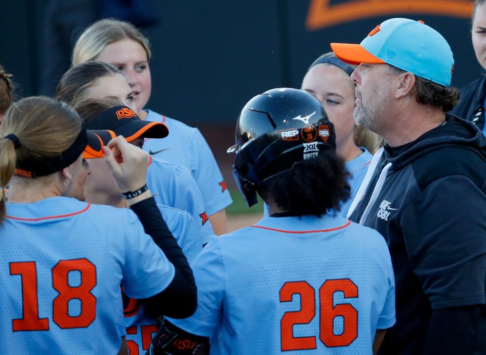 Oklahoma State softball coach Kenny Gajewski and his squad play host to OU in a three-game series at Cowgirl Stadium beginning with a 6 p.m. Friday contest.