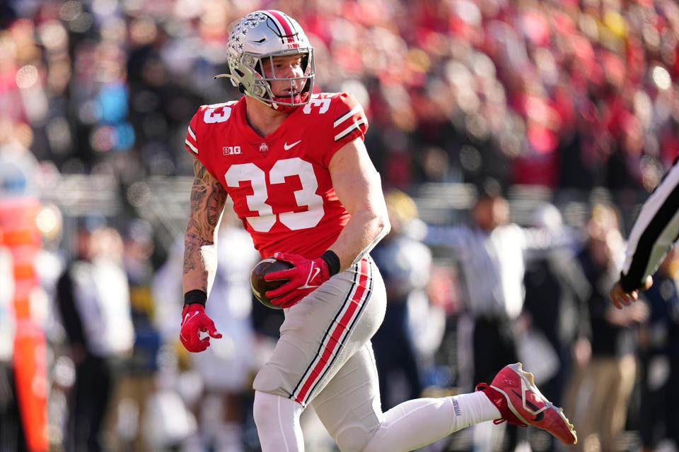 Adam Cairns-The Columbus Dispatch<br>Ncaa Football Michigan Wolverines At Ohio State Buckeyes