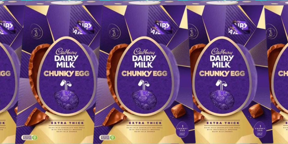 cadbury's dairy milk chunky egg
