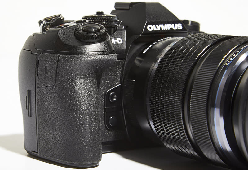 Knurled dials and a deeper handgrip make the OM-D E-M1 Mark II much easier to handle than previous OM-D models.