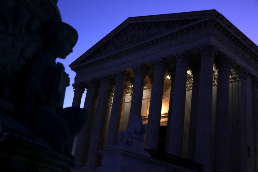 WASHINGTON, DC - SEPTEMBER 16: The U.S. Supreme Court is seen in the morning hours on September 16, 2019 in Washington, DC. New allegations surfaced from the new book, "The Education of Brett Kavanaugh", accusing Supreme Court Justice Brett Kavanaugh of sexually assaulting another woman during a college party. (Photo by Alex Wong/Getty Images)