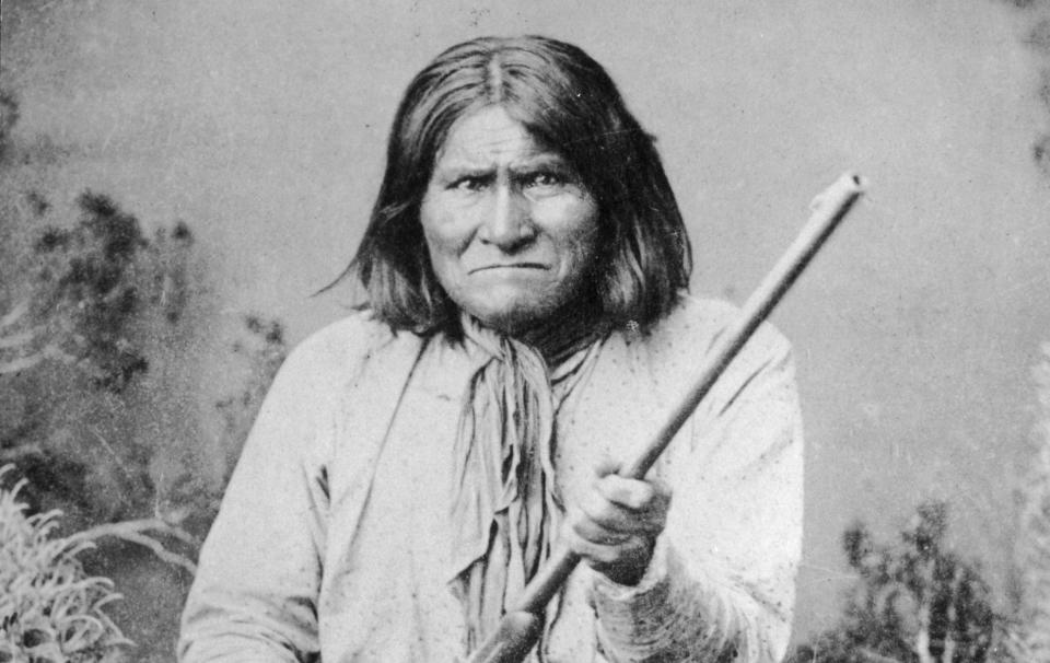 Historic reckoning: Apache leader Geronimo, pictured in 1905 - Hulton Archive/Getty Images