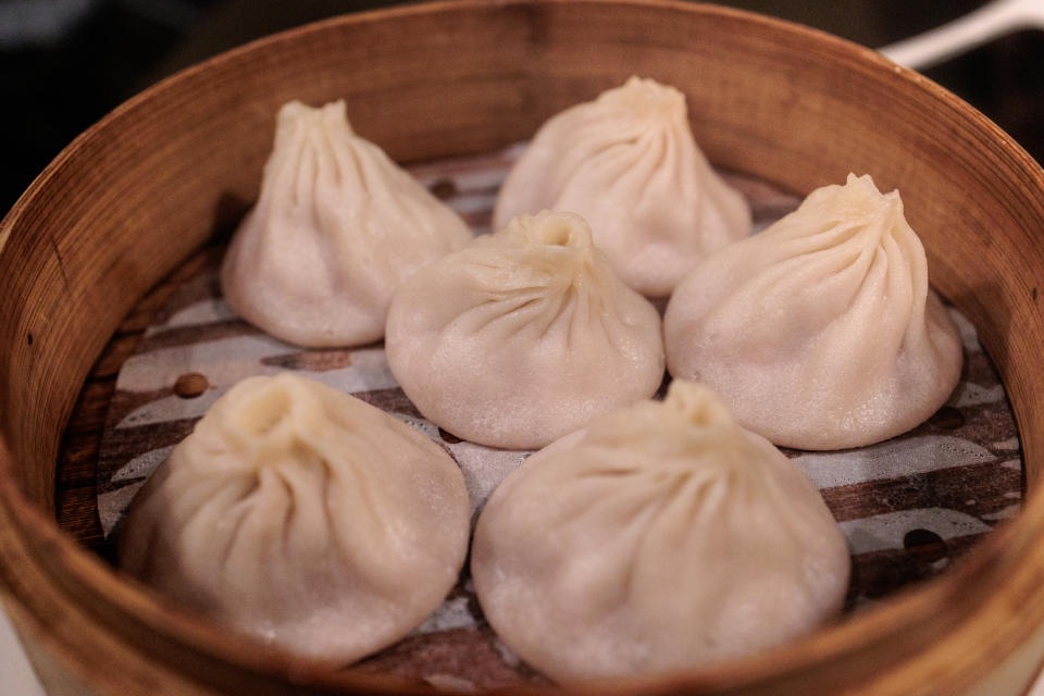 plate of dumplings