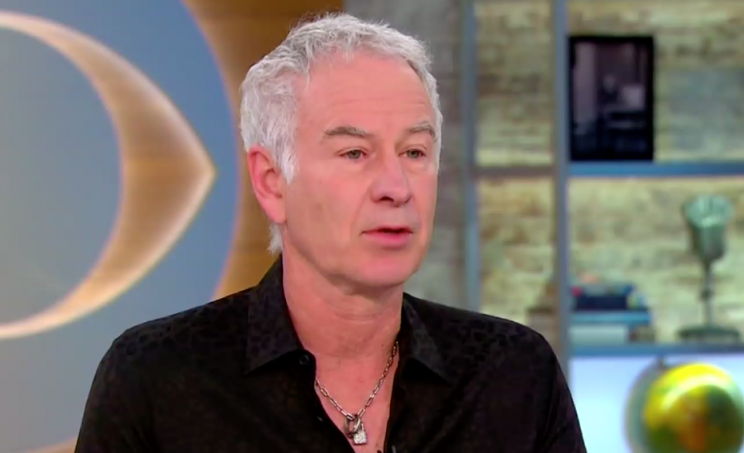 John McEnroe appeared on <em>CBS This Morning</em> and declined to apologize to Serena Williams. (Photo: CBS)