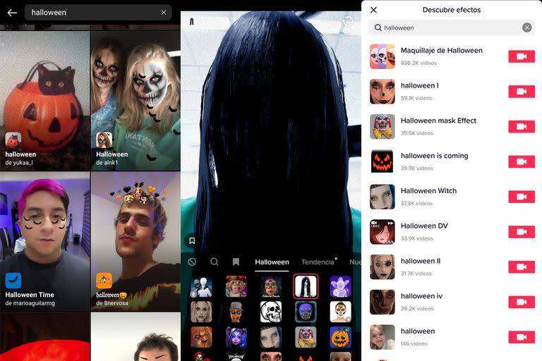 instagram y Tiktok tienen múltiples filtros y efectos para celebrar Halloween