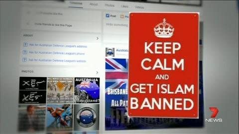 Islamophobic memes like these that appeared in Australia in 2015 have gained traction across the world, including in nations that pride themselves on being multicultural democracies. (Photo: 7News)