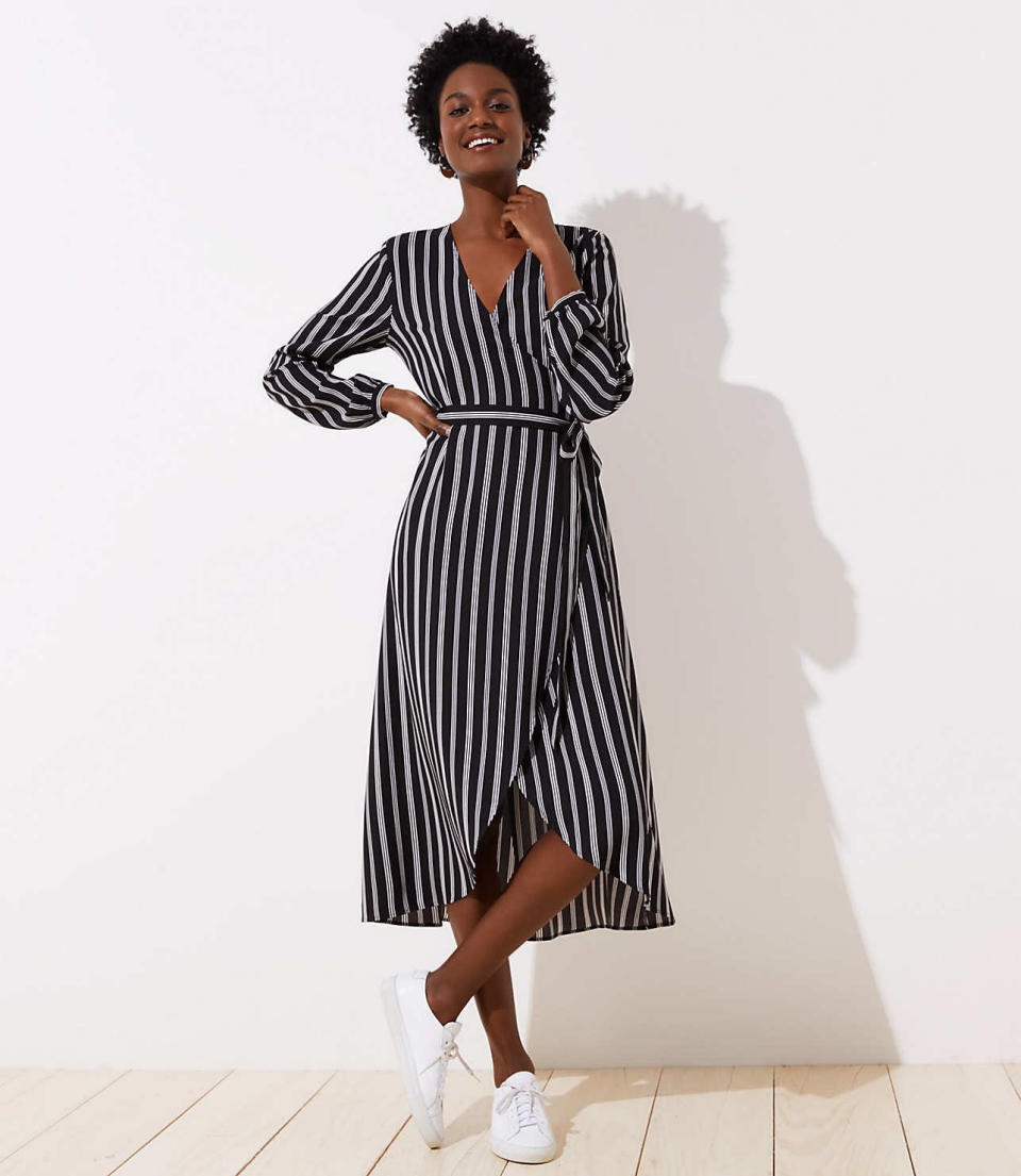 Normally $89.50, <strong><a href="https://fave.co/2WwQhTy" target="_blank" rel="noopener noreferrer">get it half off at Loft</a></strong>.&lt;br&gt;<br /><strong>Sizes</strong>: XXS to XXL&lt;br&gt;<br />Regular, Petite, Plus