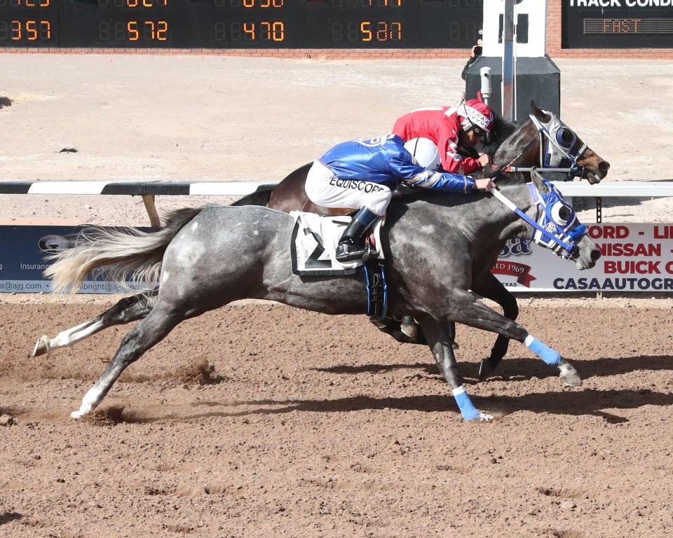 Painted Eclipse won Saturday's WestTexas Futurity at Sunland Park Racetrack & Casino.