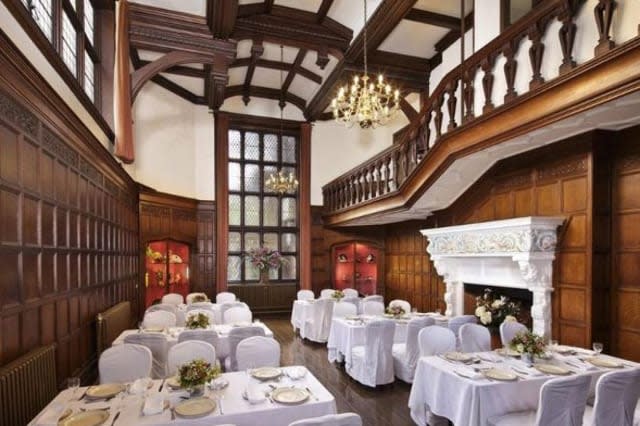 A reception room at Bawdsey Manor
