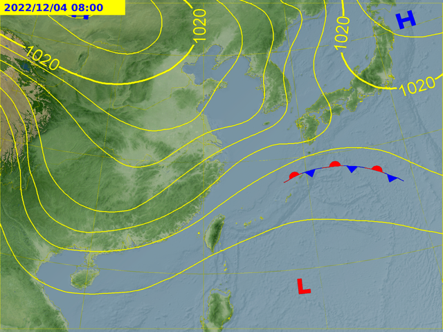 將有2波冷空氣接力殺來。（圖／氣象局）