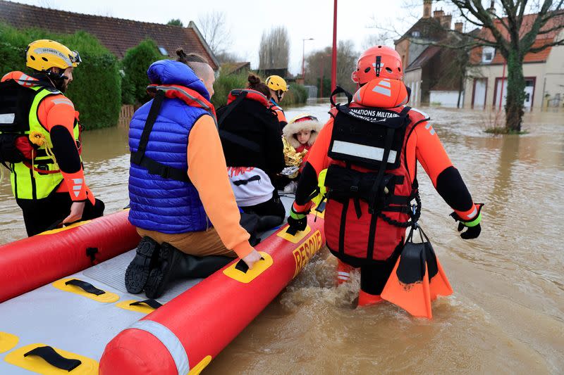 Northern France sees more floods to locals' despair