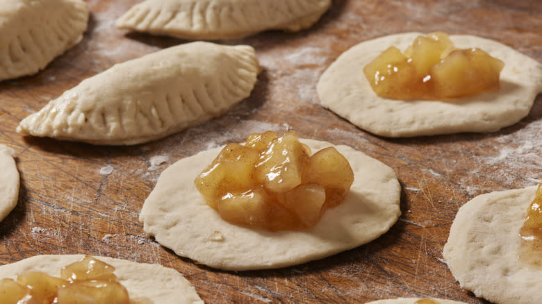 empanadas with apple pie filling